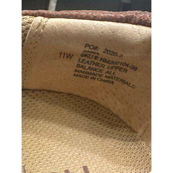 Halsa Footwear leather orthopedic shoes size 11W - Picture 6 of 14